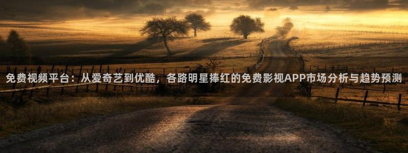 小小影视电视剧在线观看免费：免费视频平台：从爱奇艺到优酷，各路明星捧红的免费影视APP市场分析与趋势预测